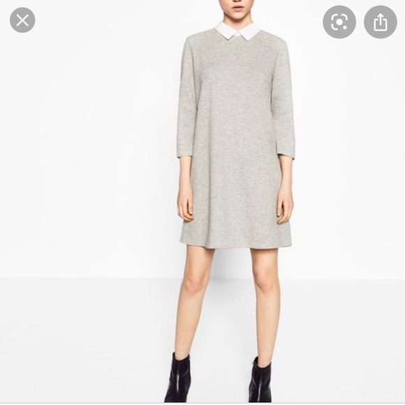 ZARA Grey Dress - Picture 1 of 6